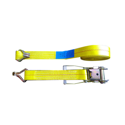 comprar 3335 libras de trinquete resistente del poliéster atarán correas con la etiqueta azul/blanca online manufacture