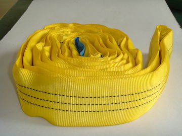 comprar honda redonda suave del alto de la tenacidad 3T amarillo del poliéster, eslingas del cargo online manufacture