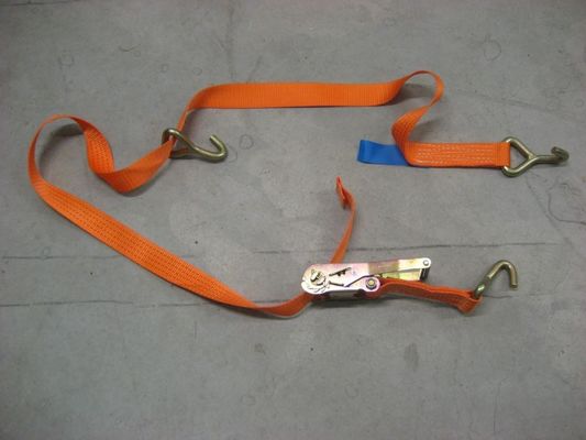 comprar Correas de amarre de trinquete naranja LC2500 DN EN12195-2 50MM con gancho en J simple online manufacture