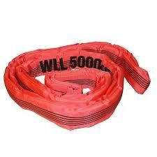 comprar Rojo eslinga EN1492-2 del poliéster de 5 toneladas para la resistencia de desgaste del equipo de elevación online manufacture