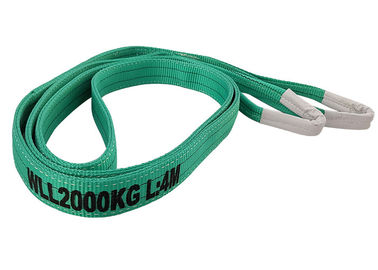 comprar Una certificación plana del TUV de la honda de la web del ojo de las eslingas de las correas del color verde de la correa de la manera online manufacture