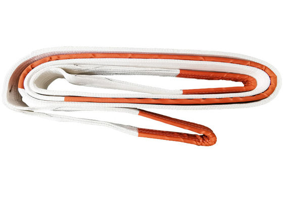 comprar Ojo dúplex - Ojo poliéster de cinta plana de eslingas cinta de eslingas de elevación industrial de tejido plano online manufacture