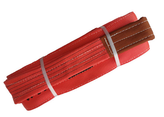 comprar Color rojo Flat Polyester Webbing Sling / cinturón de eslingas de poliéster TSWB05-7 online manufacture