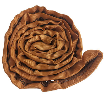 comprar Eslinga redonda sin fin de poliéster 6T Brown EN1492-2 para la industria de tuberías y conductos online manufacture