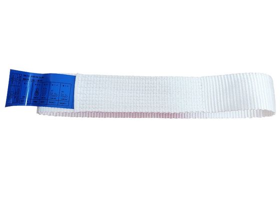 comprar Sling blancos de toda la tela de alta tenacidad Sling de poliéster sin fin online manufacture