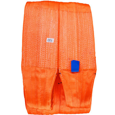 comprar Color anaranjado a dos caras de la eslinga del poliéster de las correas 60T online manufacture