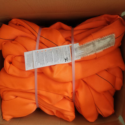 comprar Poliéster Sling redondo sin fin de trabajo pesado Vertical 26000 LBS con guión tejido online manufacture