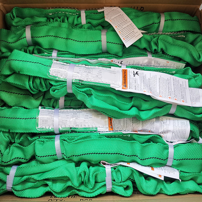 comprar Vertical redonda sin fin de la honda del poliéster verde 6000 libras de 5-1 de FACTOR de DISEÑO online manufacture