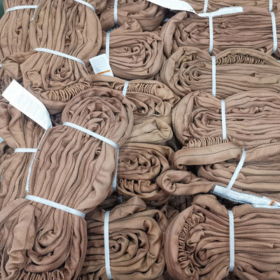 comprar Pantalla de poliéster de color bronceado con eslingas redondas y chaqueta de trabajo pesado con patrón de tejido vertical de 6 toneladas online manufacture