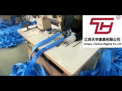 Sling de fibra de poliéster de alta tenacidad sin fin para elevación en puerto